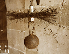 The chimney sweep will provide all chimney cleaning supplies