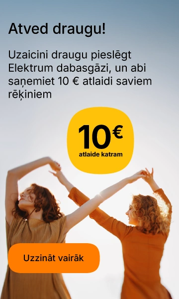 Atved draugu - 10 EUR atlaide