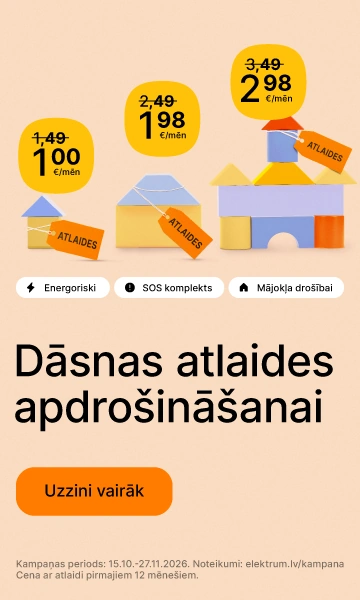 Dāsnas atlaides Elektrum apdrošināšanai