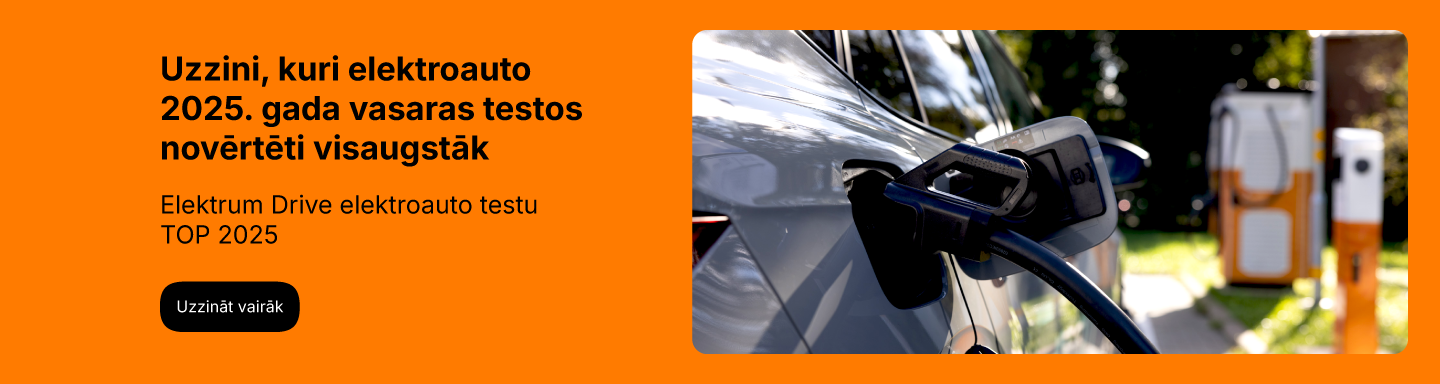 Elektrum Drive elektroauto testu TOP 2025