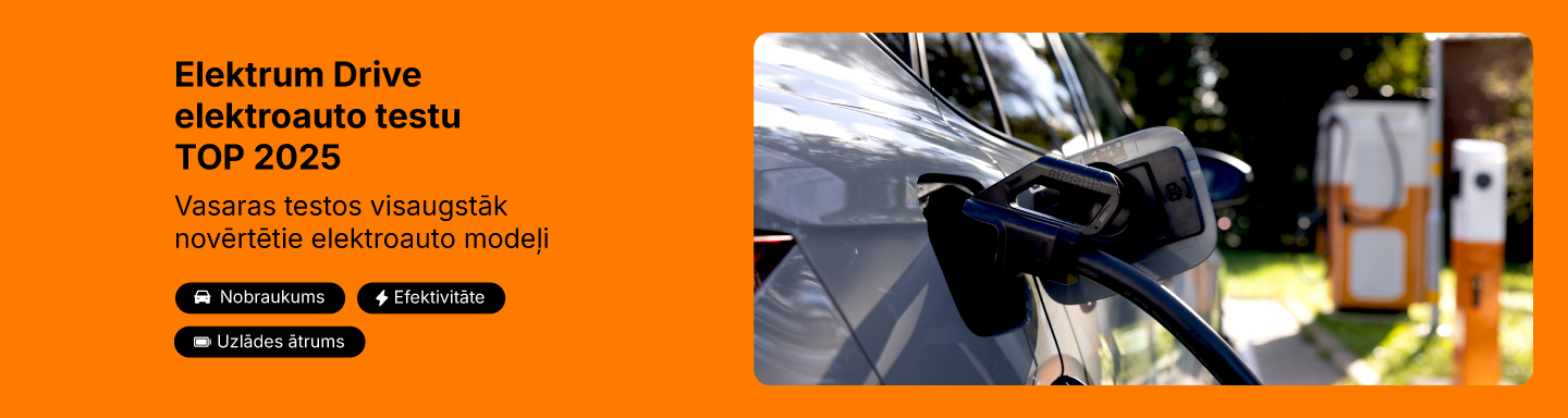 Elektrum Drive elektroauto testu TOP 2025
