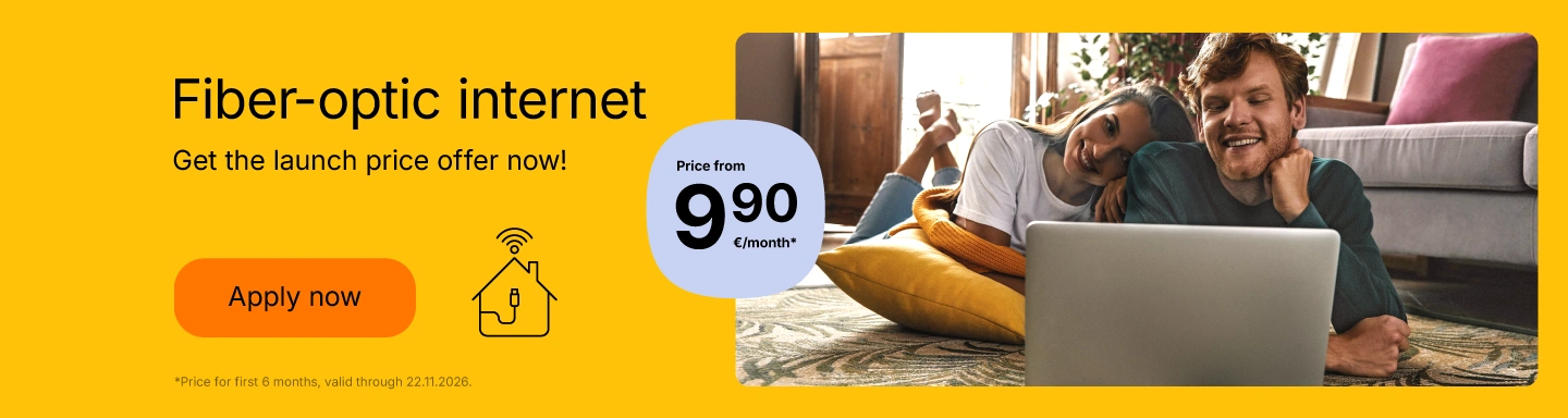 Fiber optic internet for your home