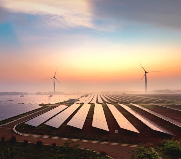 Solar Panels and Wind Turbines