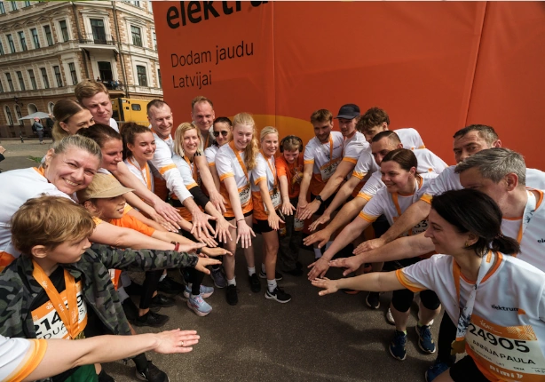 Rimi Rīgas maratona skrējēji