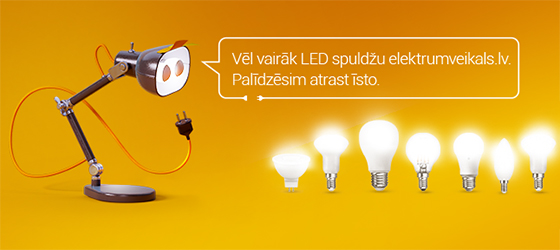 LED spuldzes elektrumveikals.lv
